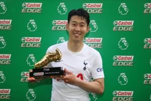 亚洲唯一英超金靴！孙兴慜：夺得金靴没有奖金，夺冠或进欧冠才有